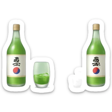 korean soju sticker