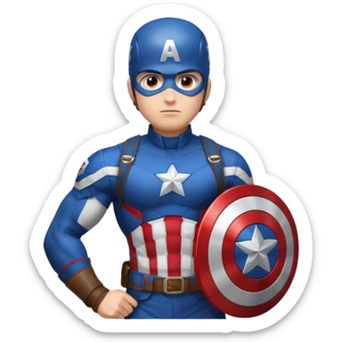Captain america sticker