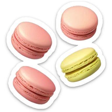 Macaron bule sticker