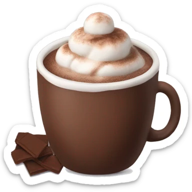 hot chocolate  sticker
