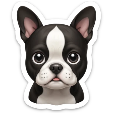 Boston terrier sticker