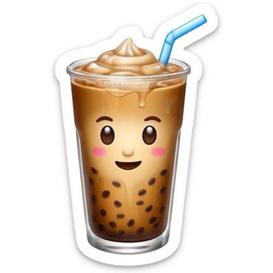 iced coffee sticker