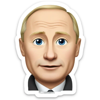 Russian president Vladimir Putin  sticker