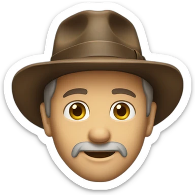 Indiana jones enfadado sticker