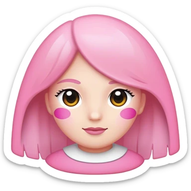 light pink Brisbane  sticker