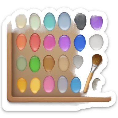 artist palette sticker