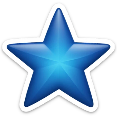 blue star sticker