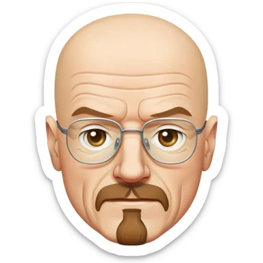 Walter white from breaking bad sticker