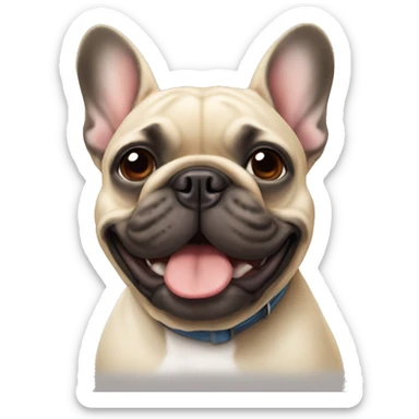 French bulldog sticker