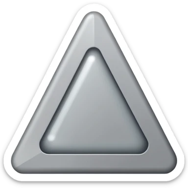 iOS style emoji, minimal summoning symbol, three dots triangle sticker