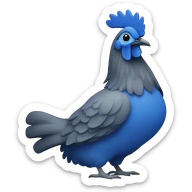 blue hen sticker