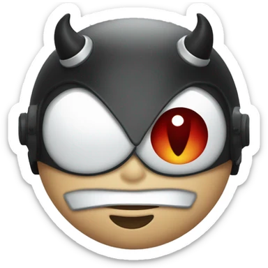 devil with Skid Lid sticker