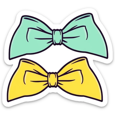 Coquette bows  sticker