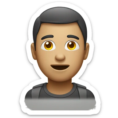 person who turns off the light sticker