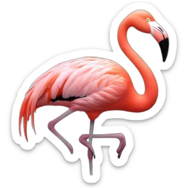 flamingo sticker