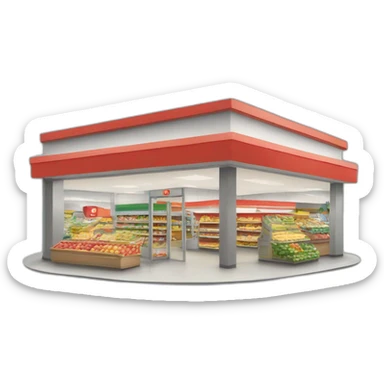 Magasin Intermarché sticker