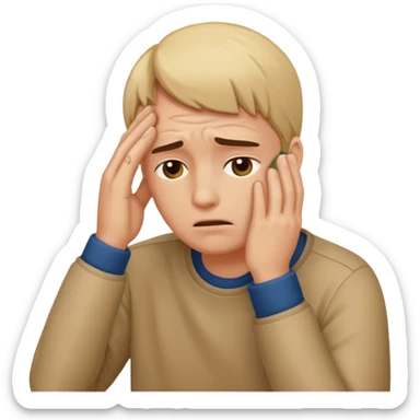 facepalm sticker