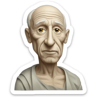Un dessin de Picasso sticker