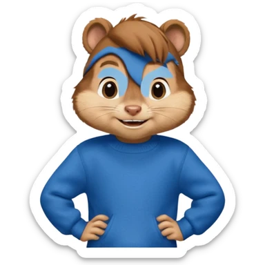 Chipmunk Simon from alvin and the chimpmunks sticker