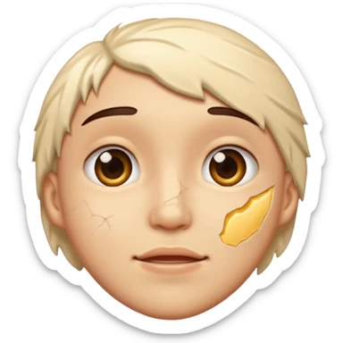 Super dried out skin that is peeling sticker