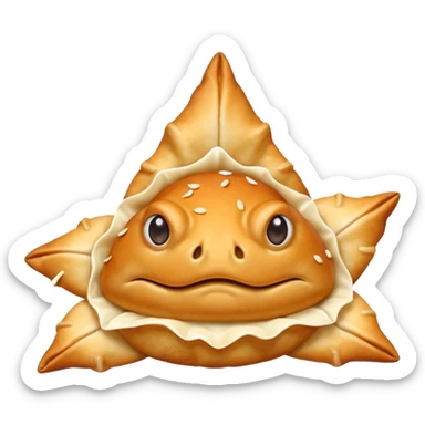 crab rangoon sticker