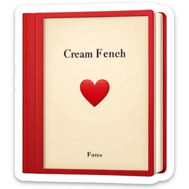 classic French book inspired by 'À la recherche du temps perdu', cream cover, red title, elegant, minimal, no text sticker