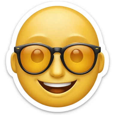 Cool emoji sticker