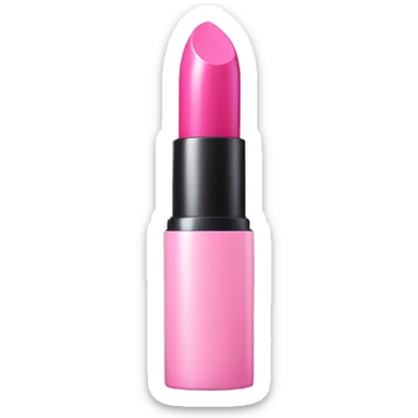 Pink lipstick sticker