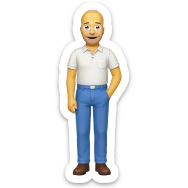 Homer simpson sticker