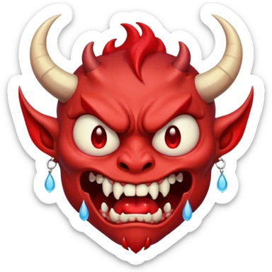 Crybaby Demon sticker