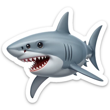 un requin sticker
