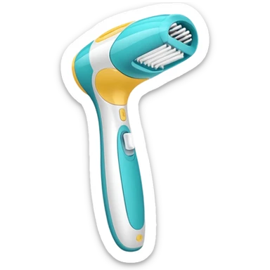 Cepilló eléctrico para hacer skin care sticker