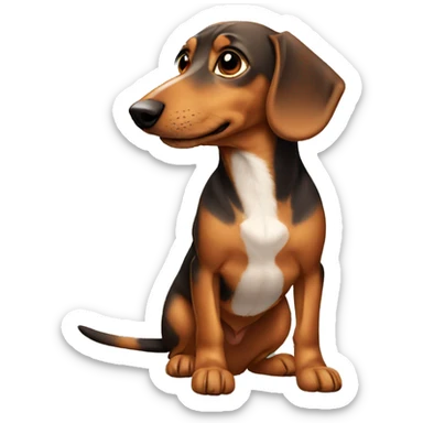 Dashund sticker