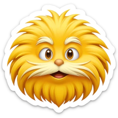Lorax emoji sticker