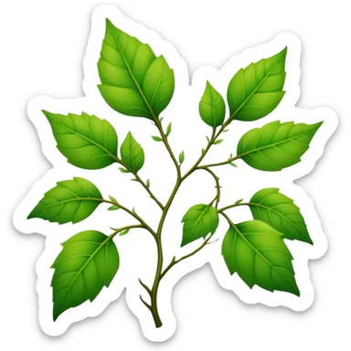 branch of poison ivy sticker