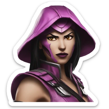 excitation Mileena Mortal Kombat X sticker