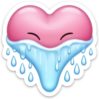 A vagina with sticky white cum coming out of it sticker