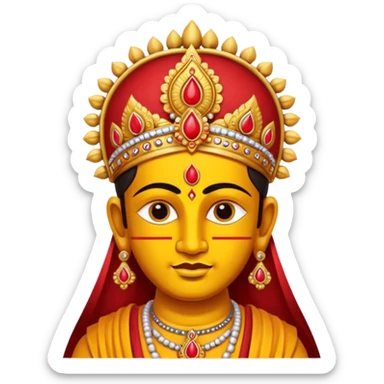 Lord Venkateswara tilak sticker