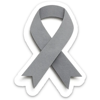paper craft style grey ribbon sticker