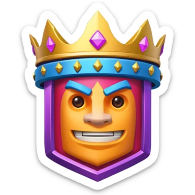 clash royale logo sticker