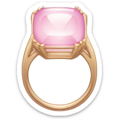 Light pink ring sticker