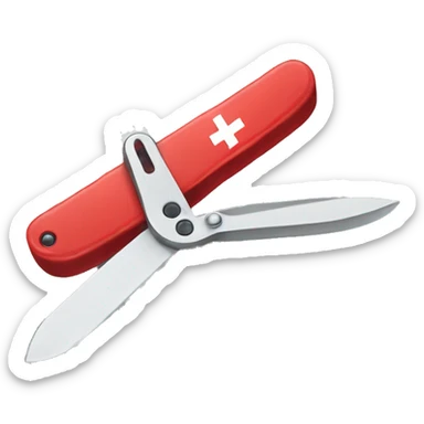 swiss knife sticker