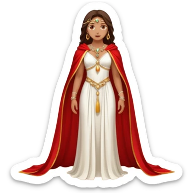 ejemplos diosa tanit vestimenta completa+ sticker