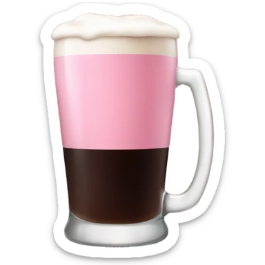 Pink Guinness pint sticker