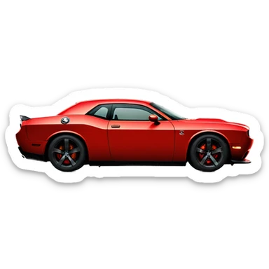 Dodge Challenger Hellcat sticker