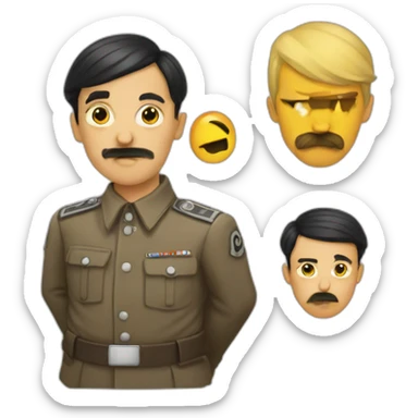 Hitler gentil sticker