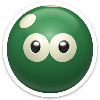 Lawn bowling sticker