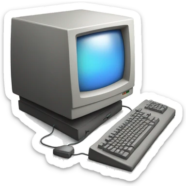 classic computer sticker