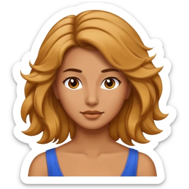 have more flow in the front of the hair sticker