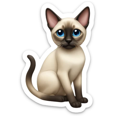 Siamese cat  sticker